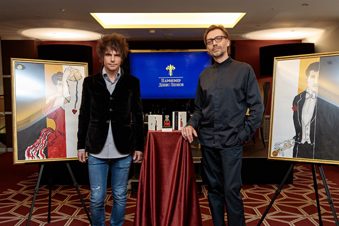 Денис Леонов и Андрей Литвинов. Паблик-ток «Парфюм в интерьере», Crowne Plaza Ufa