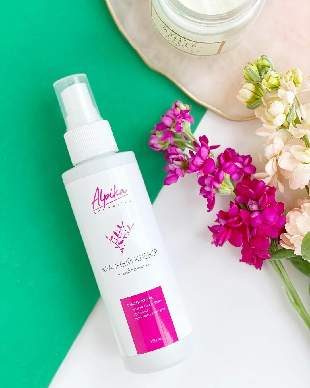 Тоник с экстрактом красного клевера