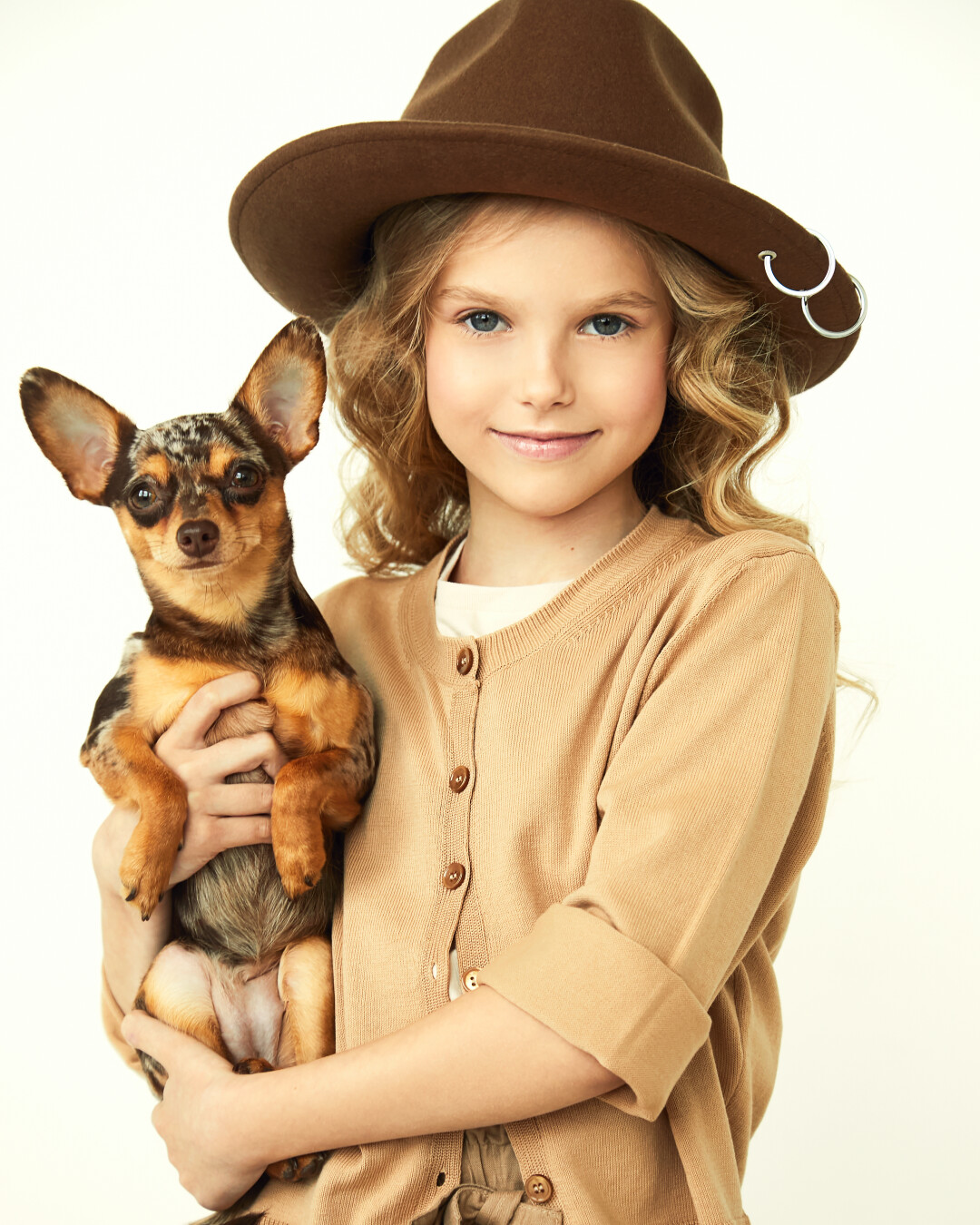 Катя Гонова и собака Зиля