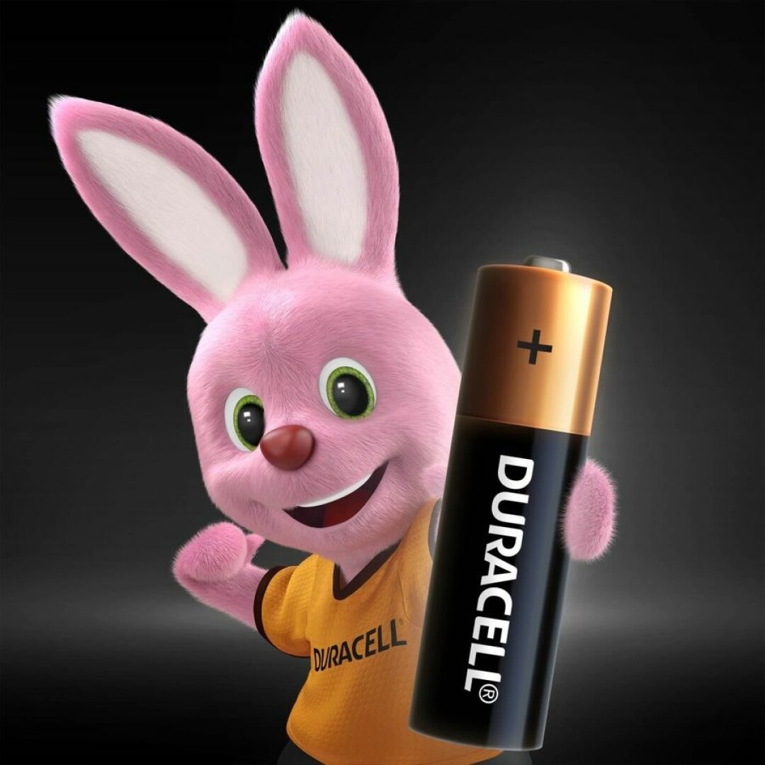 Кролик в рекламе батареек Duracell