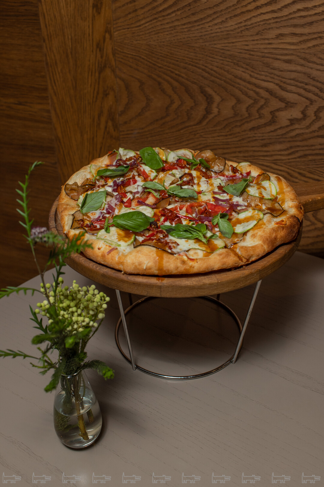 Римская пицца овощная