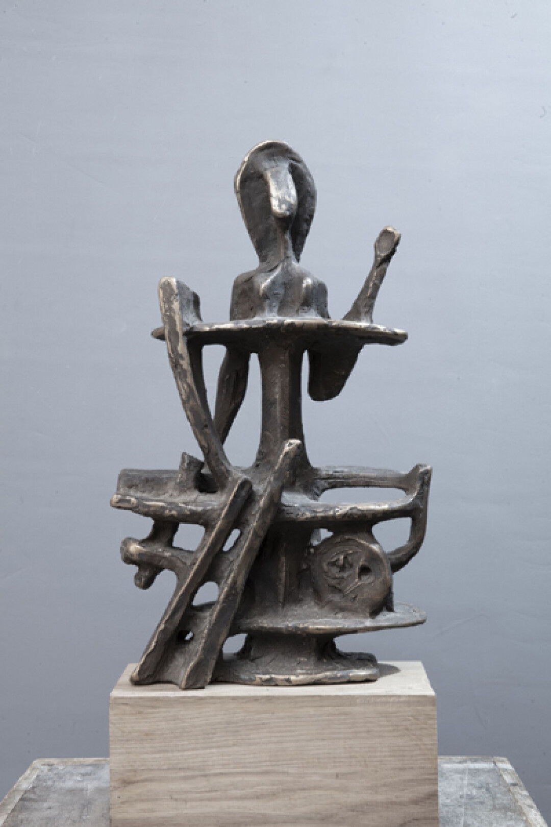 Старая Ладога (Из варяг в греки). Эскиз. 2004. Бронза