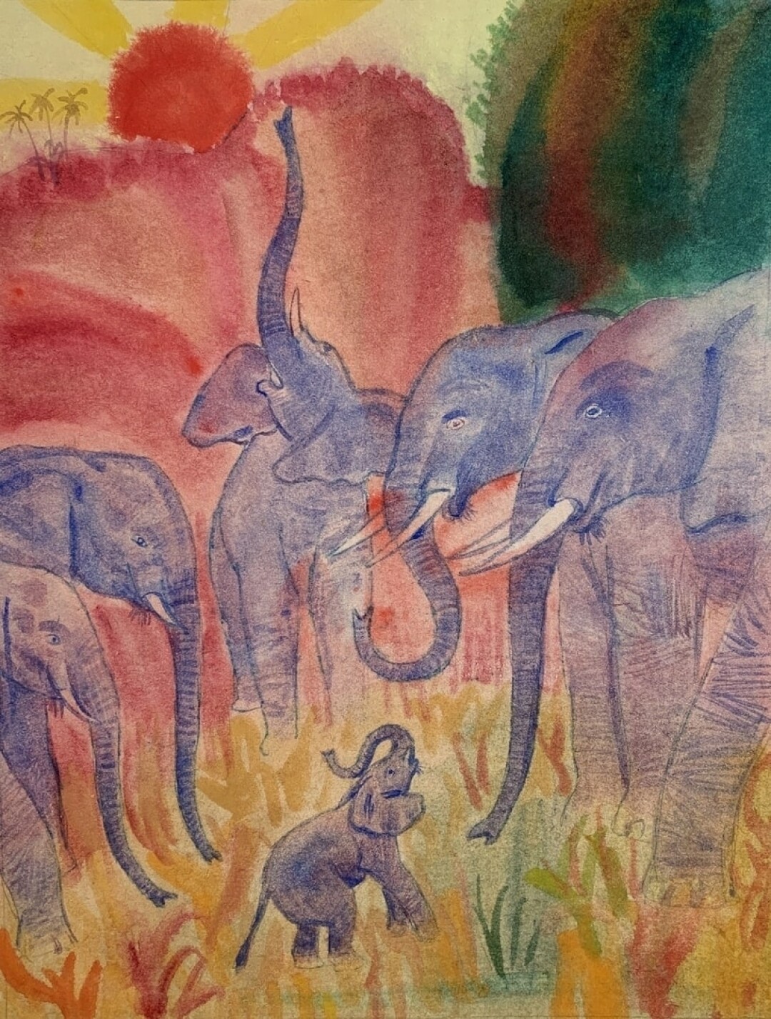 Владимир Стерлигов, "Слоненок и слоны"