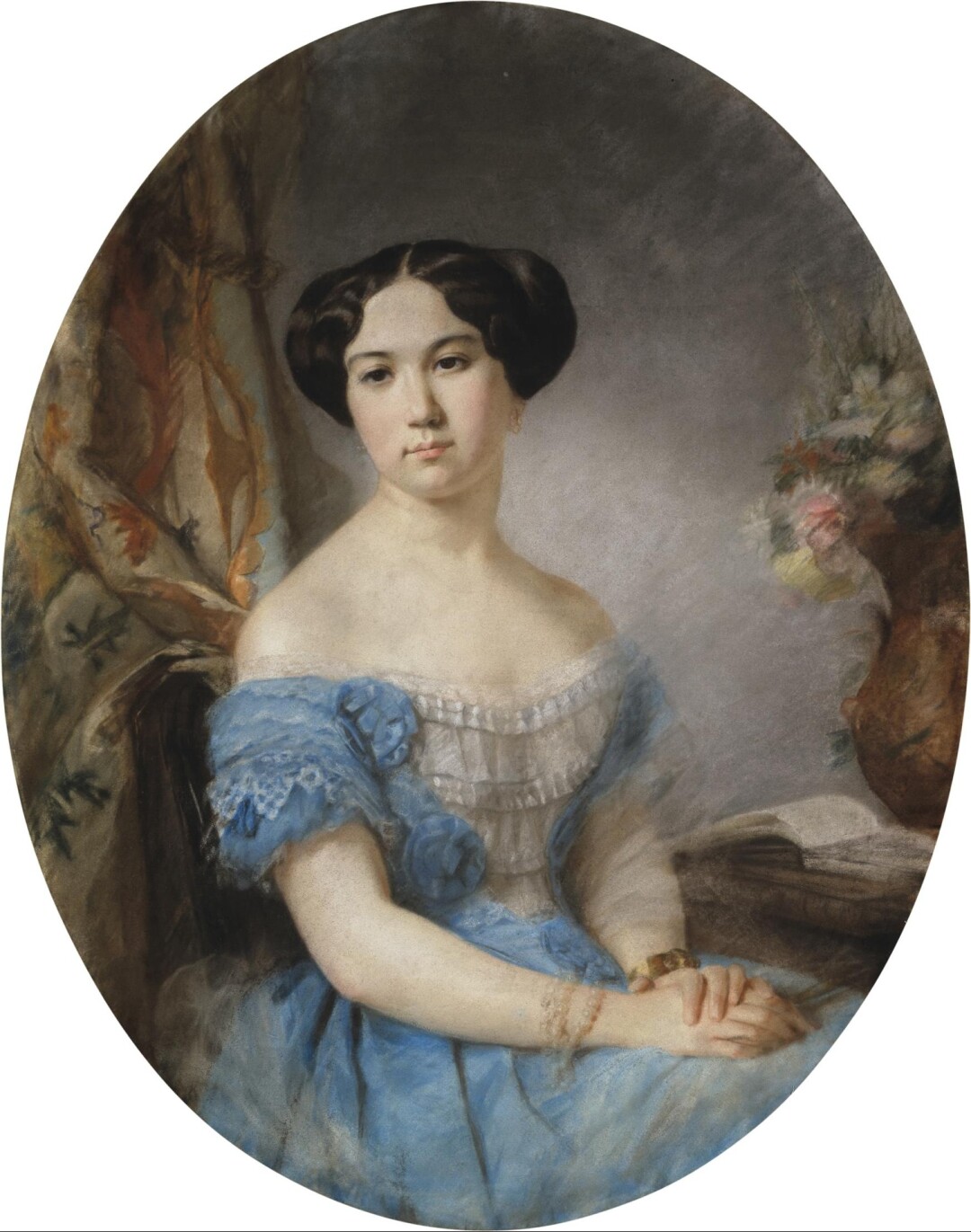 Ипполит Робийяр. Портрет княгини Ирины Ивановны Паскевич (урожденной Дашковой).