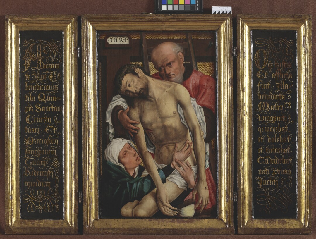 Складень «Снятие с креста» после реставрации