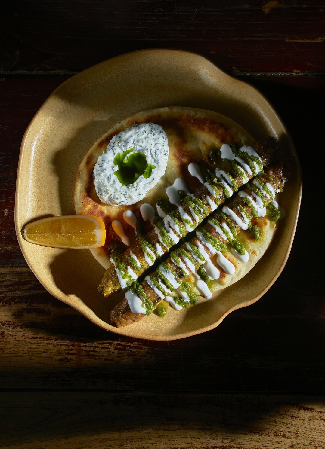 Кебаб из цыпленка с дзадзыки