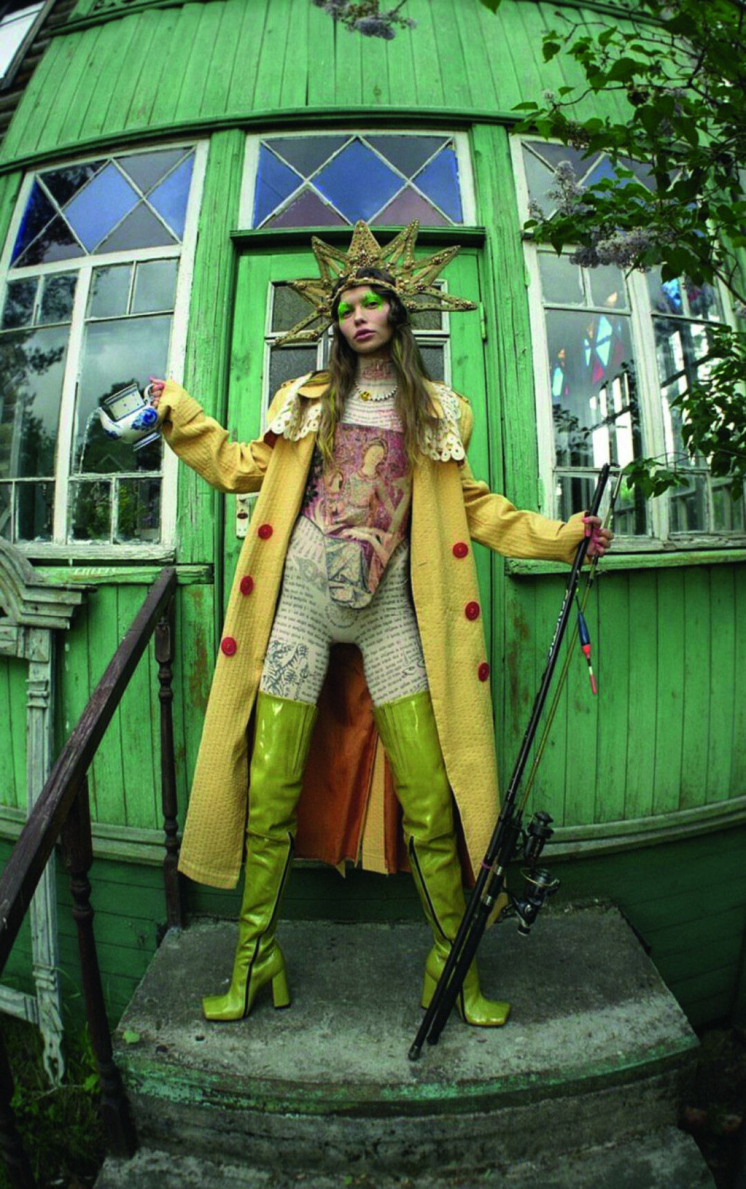 корсет Aprelikova, съемка для "Собака.ru", 2021