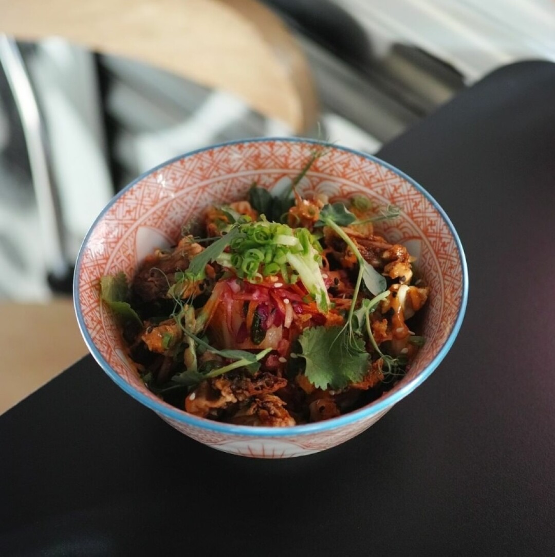 Салат из вешенок трех видов Ultramen!