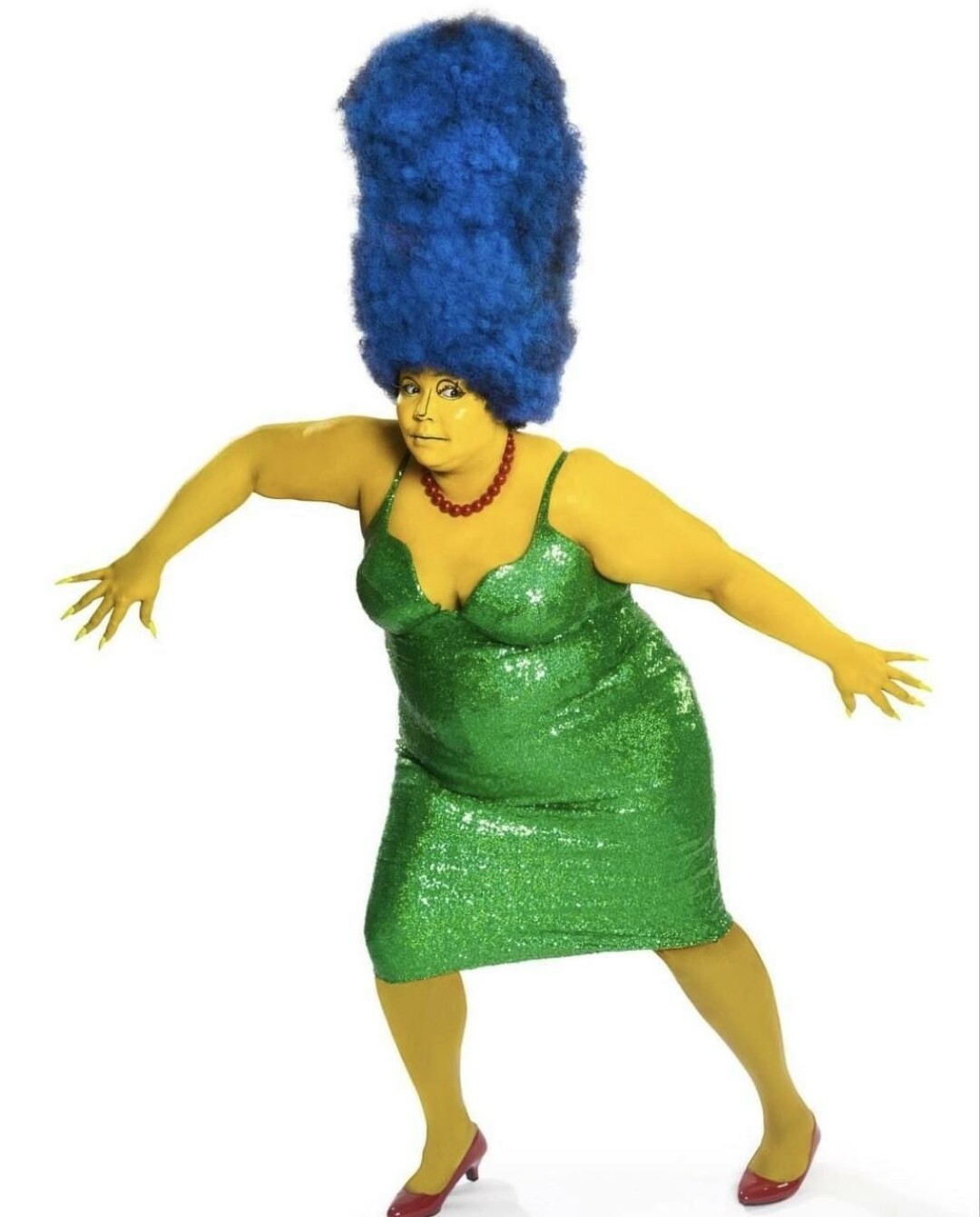 Лиззо в образе Мардж Симпсон