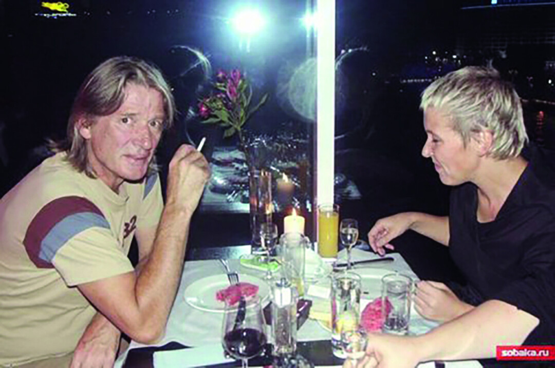 Александр Абдулов в ресторане «Москва»