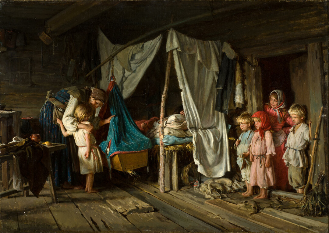 Лемох К.В. Новое знакомство. 1885.