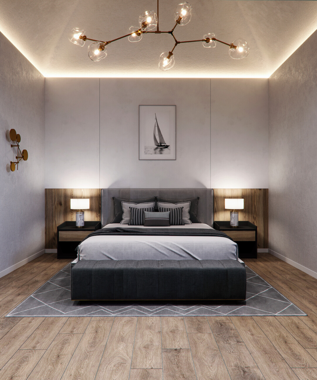 Эскизы гостиничных номеров