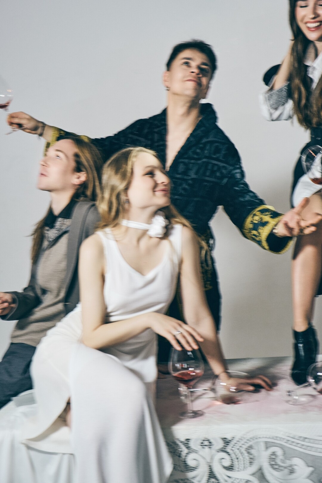 Саша Кальм, Женя Фадеев, Ольга Борис, Александра Кузьмина