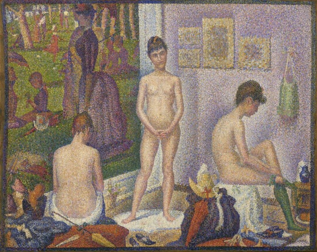 2. Жорж Сера — «Позы. Ансамбль», 1888. 149 миллионов долларов.