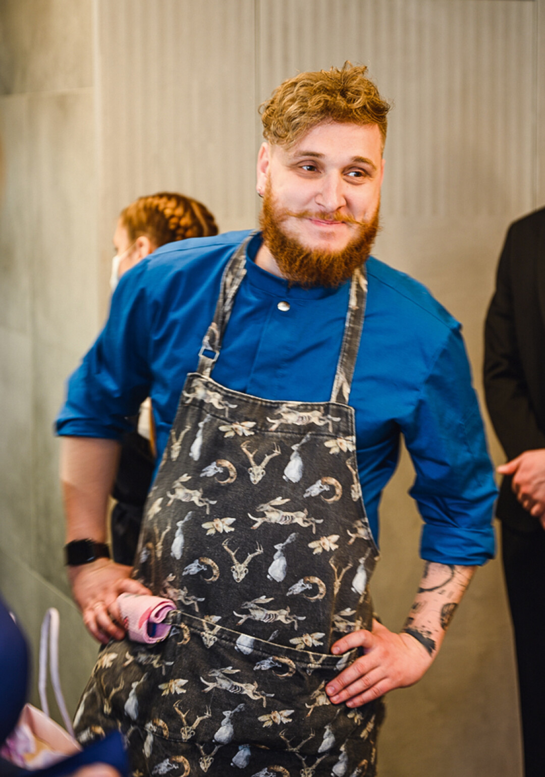 Первым мероприятием гастродеревни стал ужин с шеф-поваром Павлом Борисенко из Калининграда (рестораны Seasons, «Соль»)