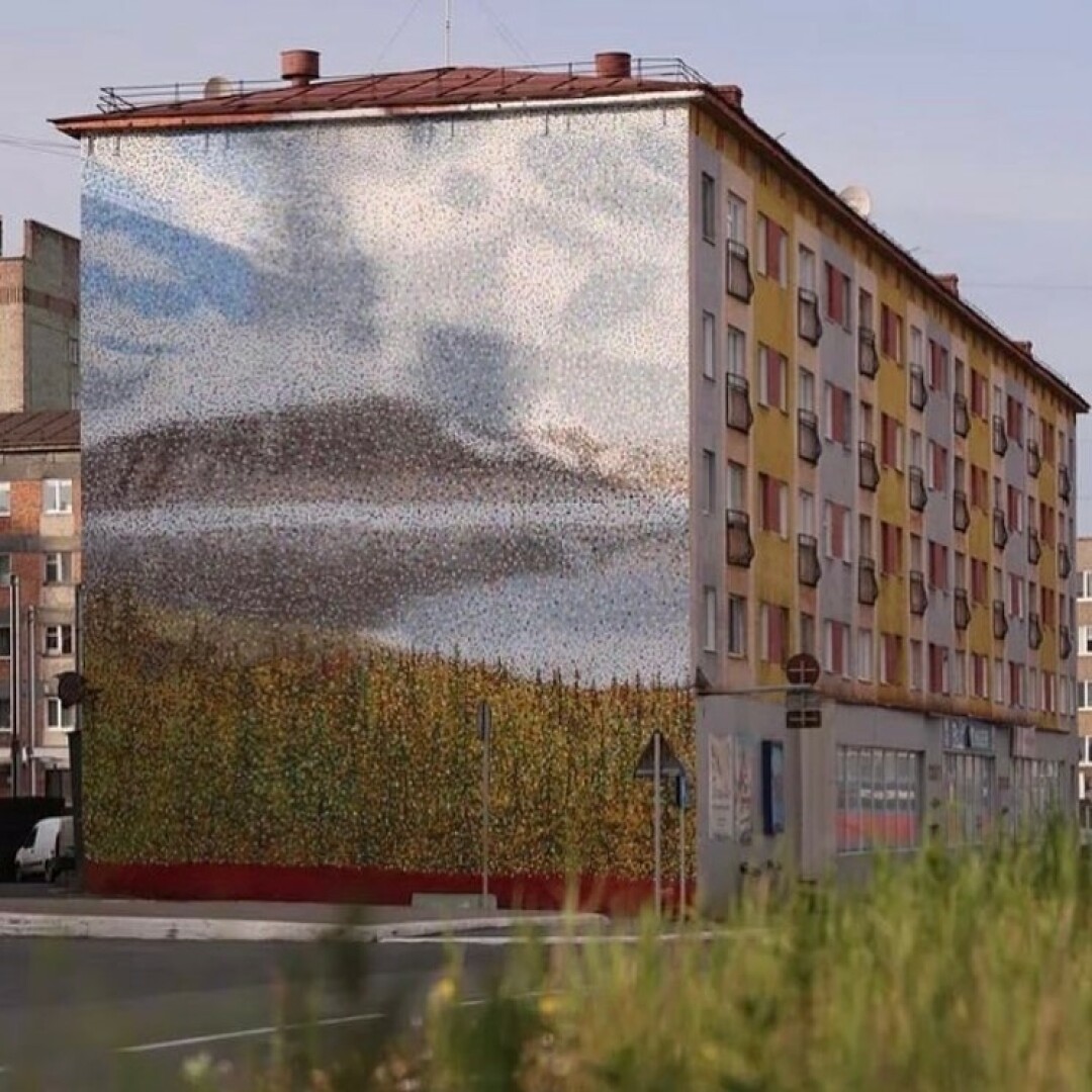 Мурал "Плато Путорана". Степан Краснов 310