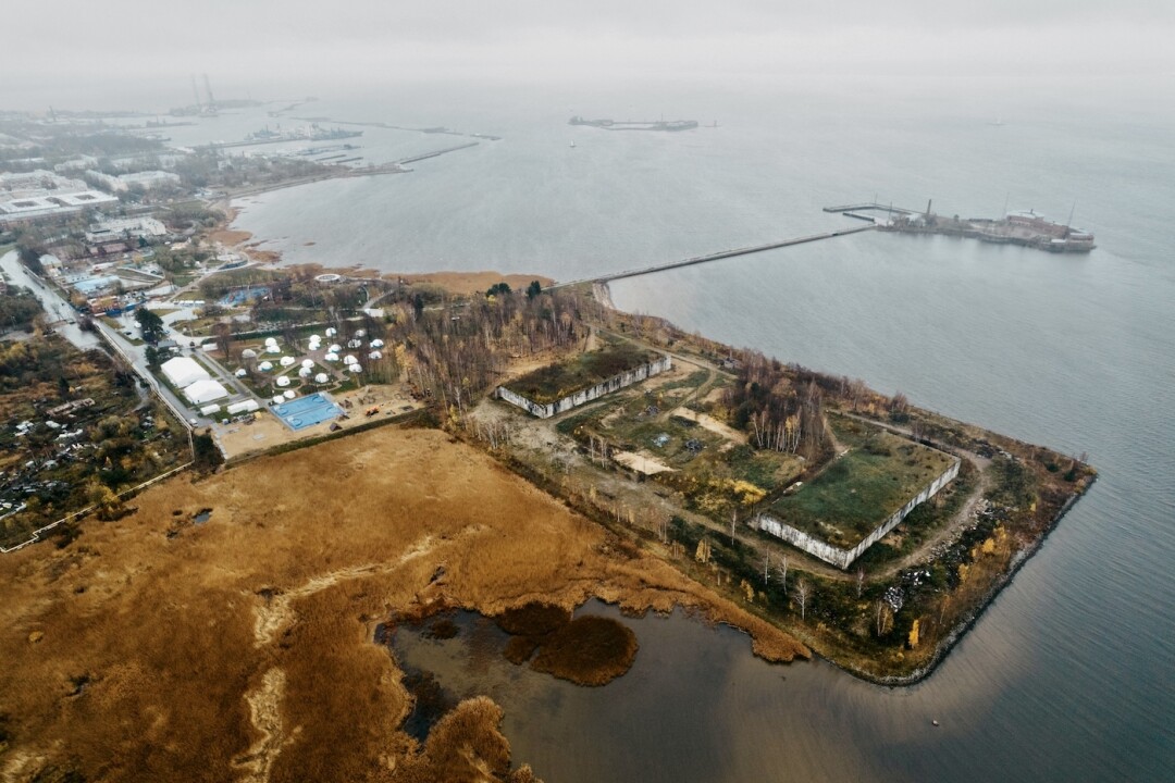 Так выглядел полуостров до начала работ