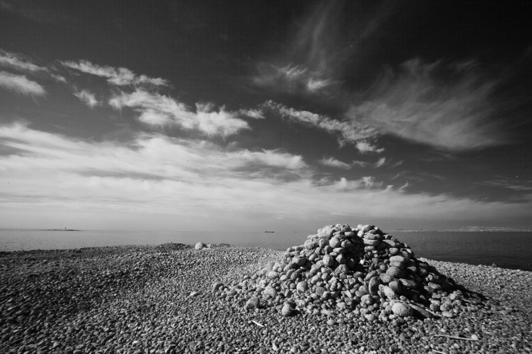 Каменный гурий на острове Южный Виргин