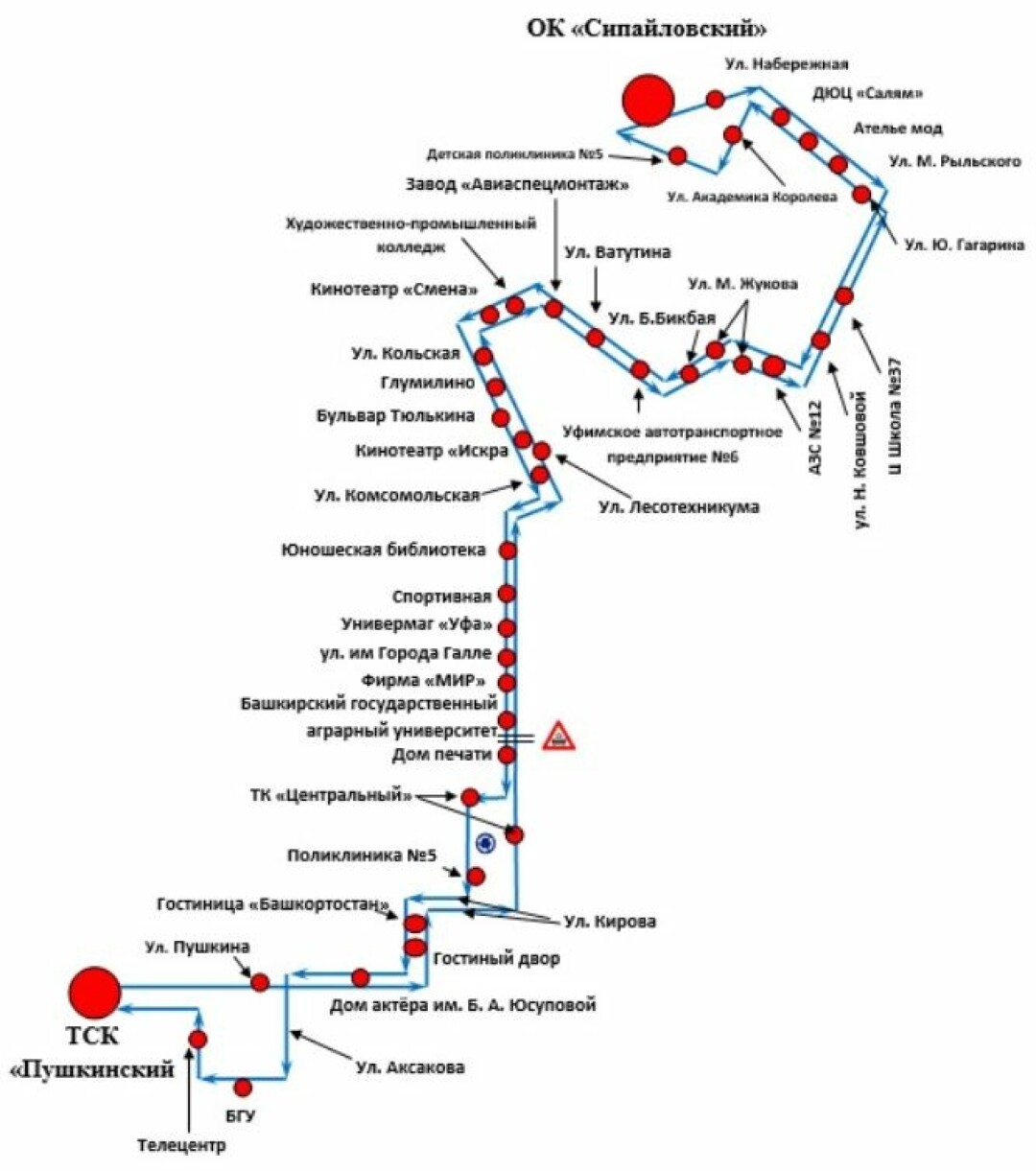 В Уфе изменится схема движения популярного автобусного маршрута | Sobaka.ru
