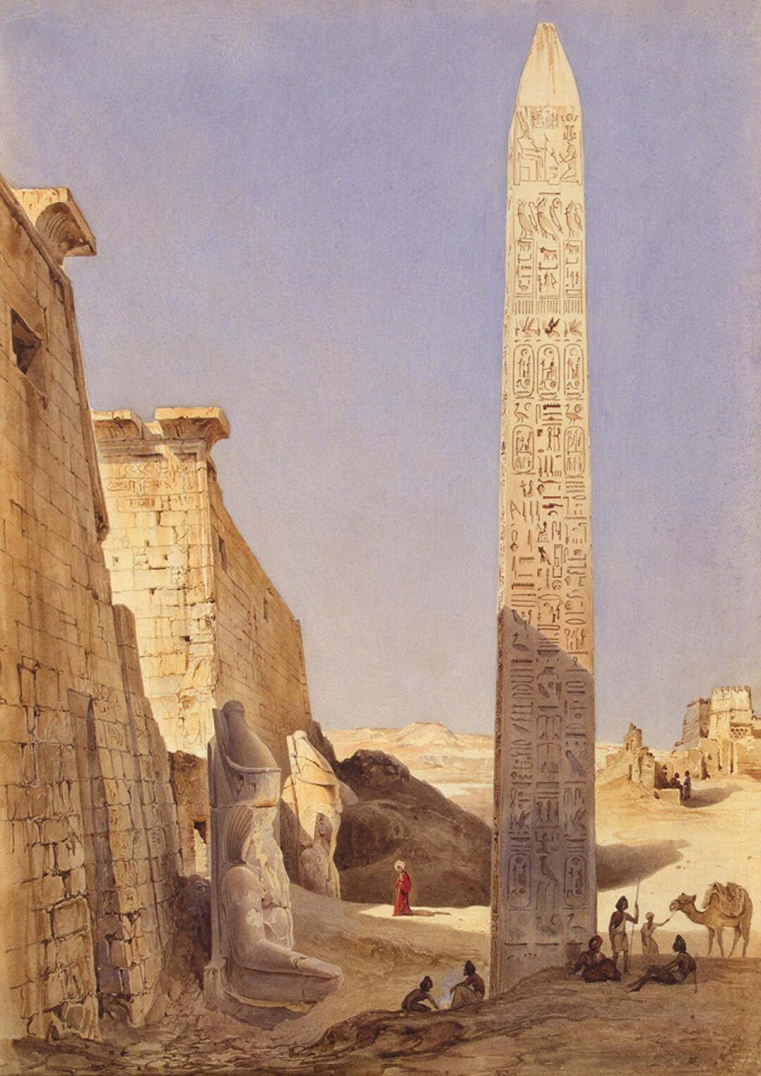 Шарль Пьеррон. Карнакский дворец в Фивах. Около 1850 года. Государственный Эрмитаж