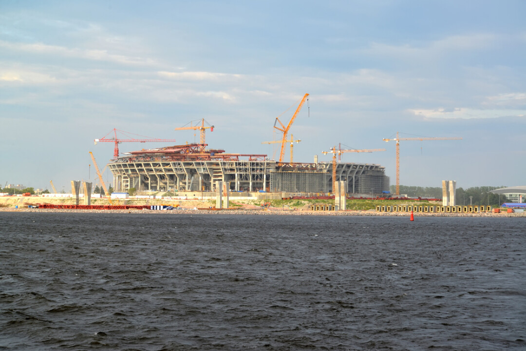 Строительство «Газпром Арены»
