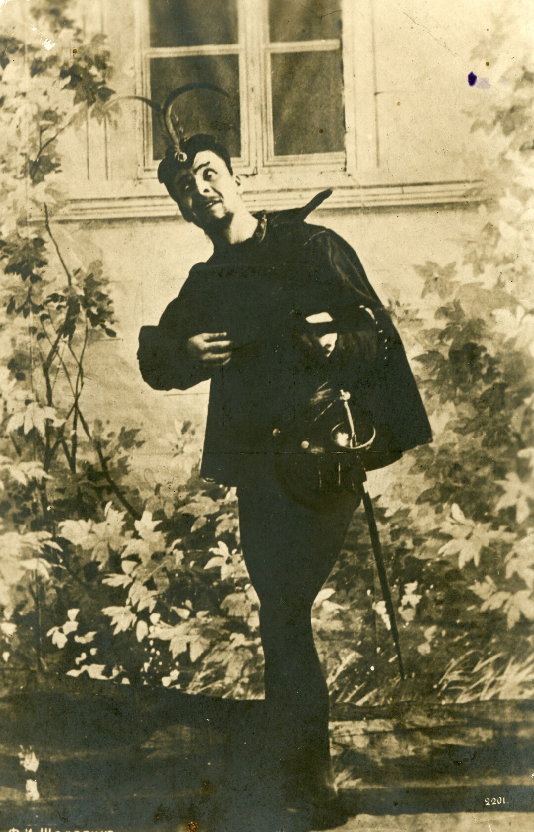 Шаляпин в образе Мефистофеля