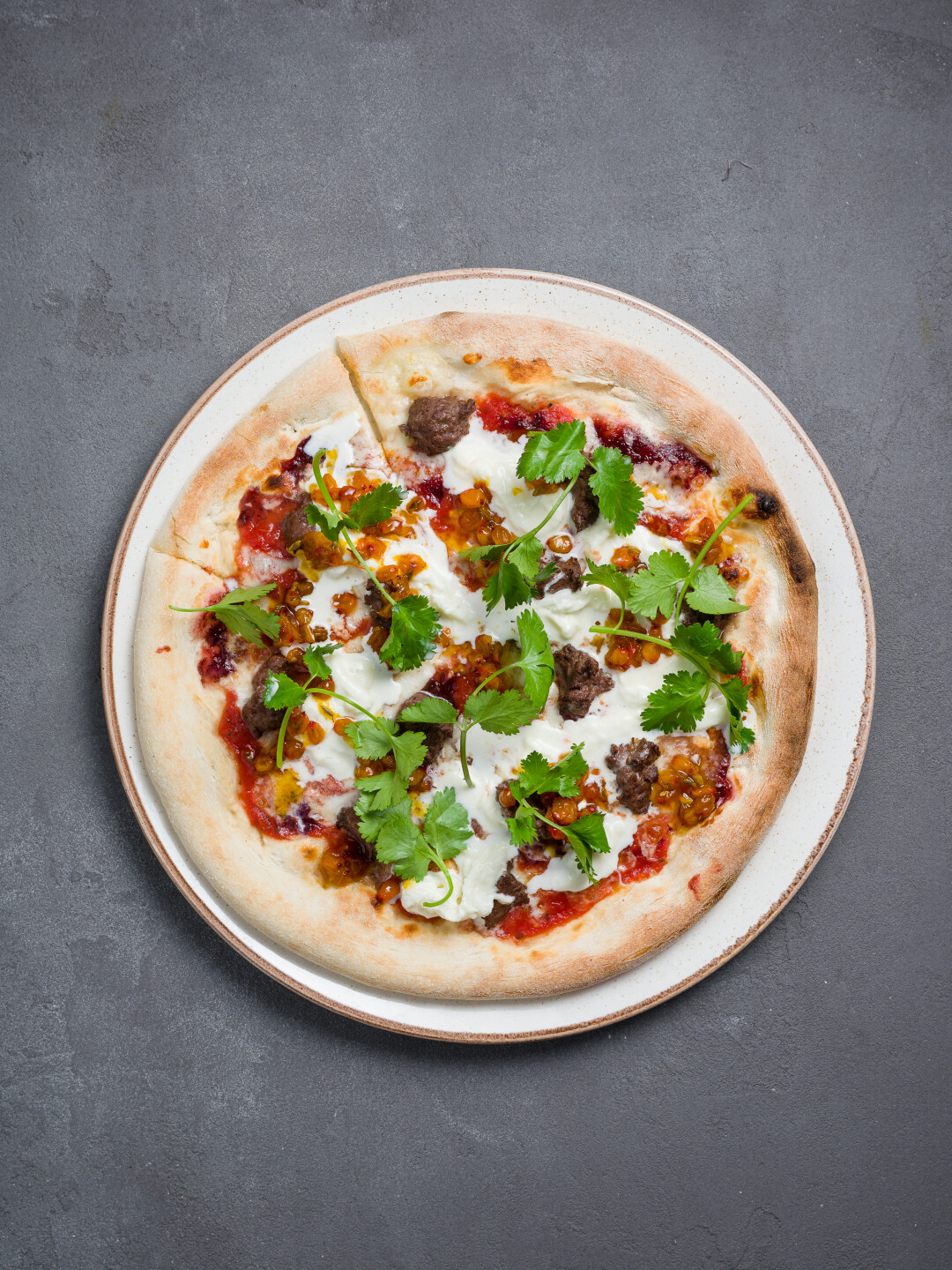 Пицца с кониной