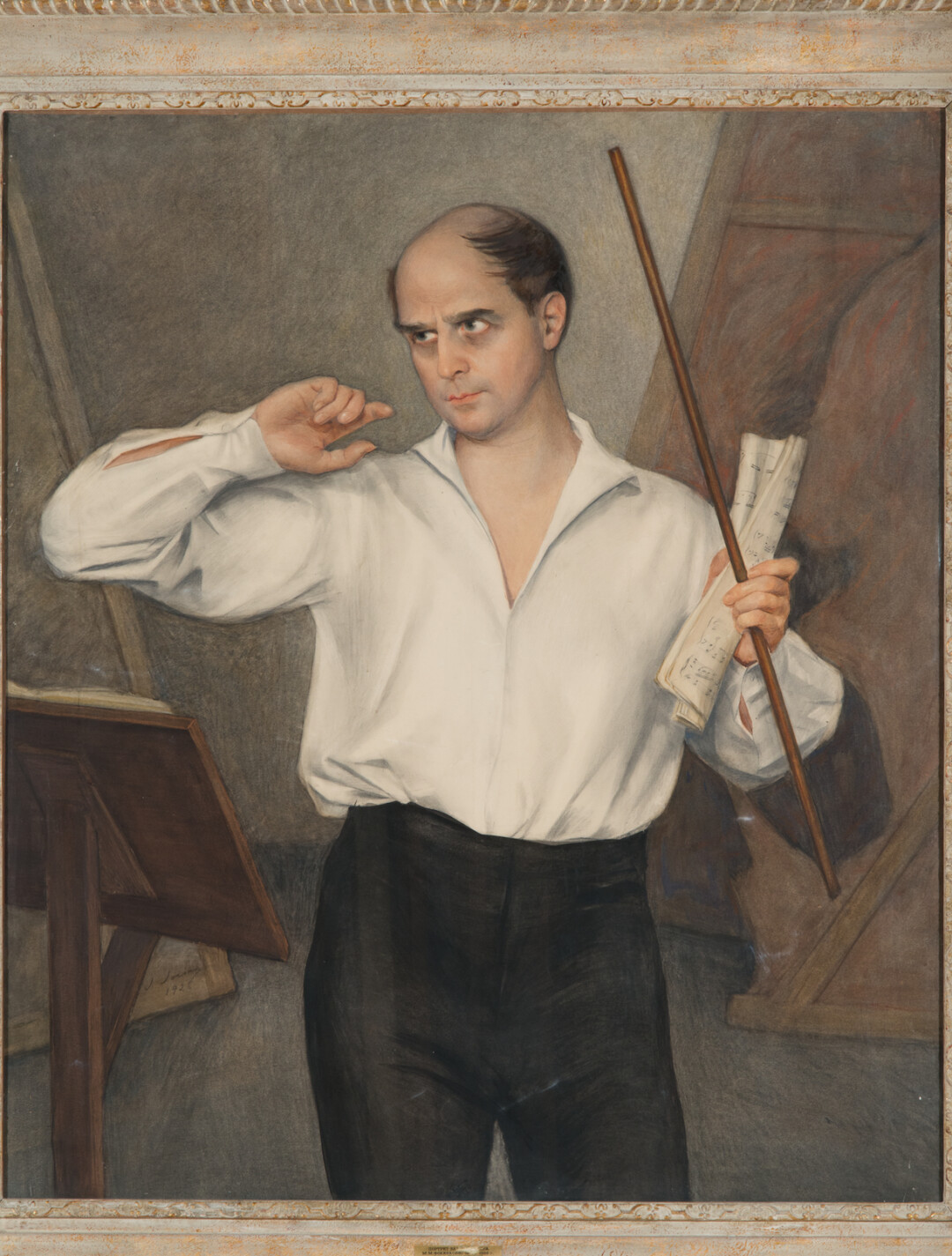 С.А. Сорин, "Портрет балетмейстера М. М. Фокина". 1926 год