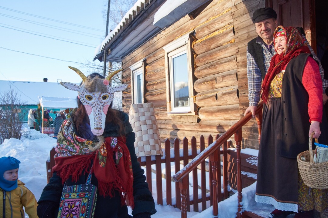 Большие Святочные гуляния в деревне Ложголово