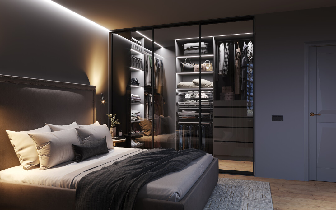 Гардероб Lorena в спальной комнате