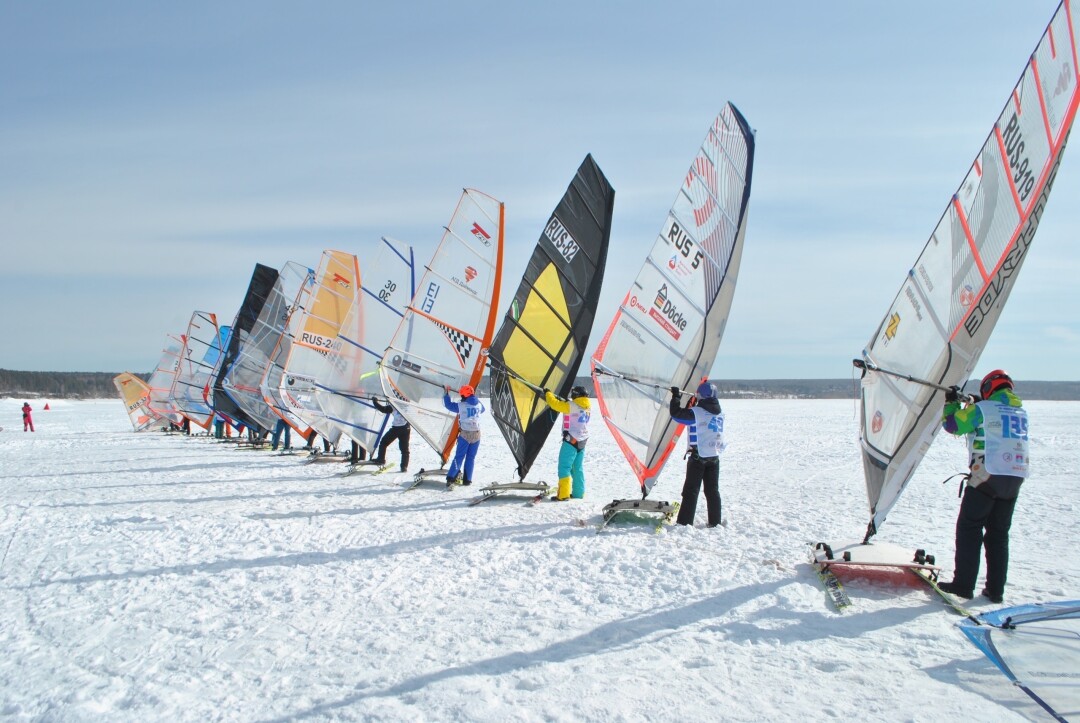 Виндсерфинг спорт панорама