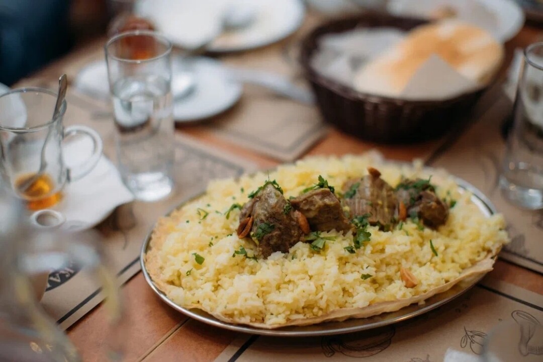 Мансаф с телятиной