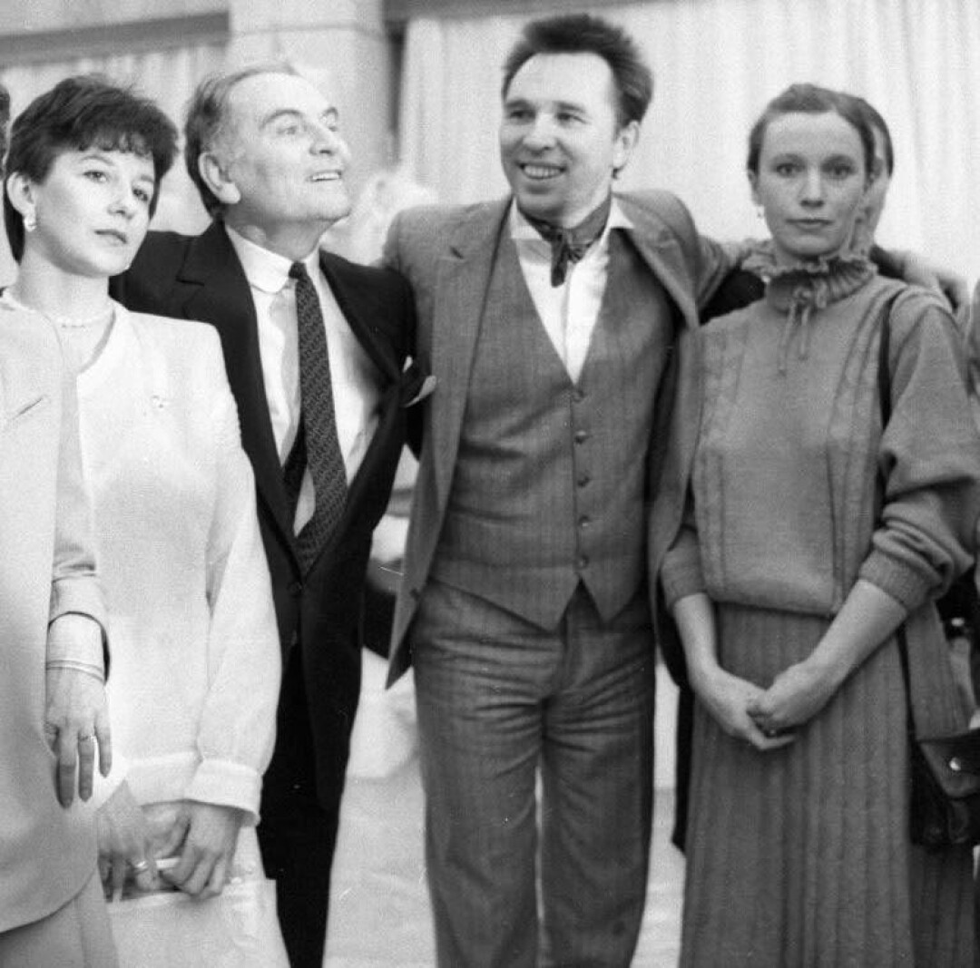 Пьер Карден и Вячеслав Зайцев