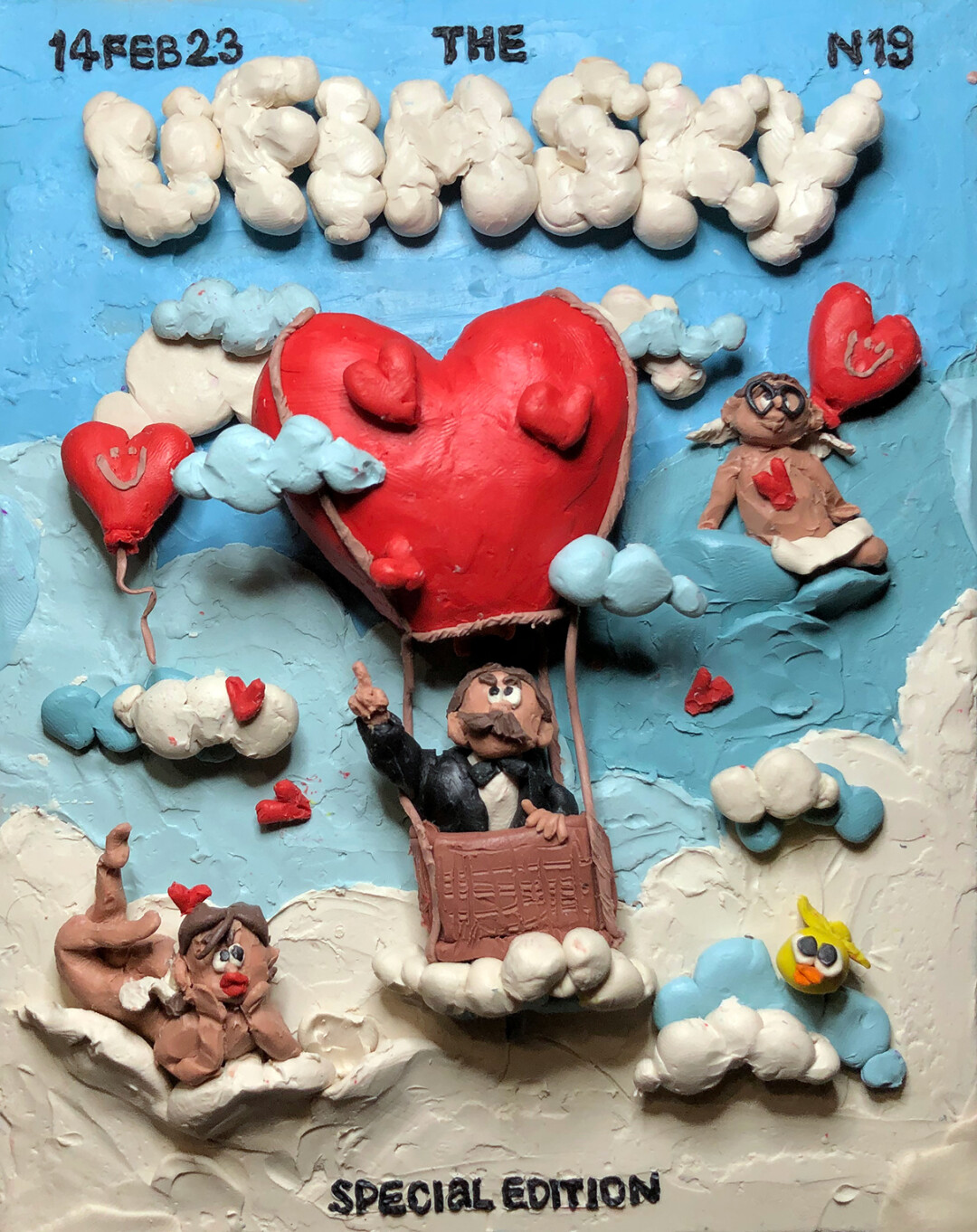 Обложка Уфимского еженедельника ко Дню всех влюбленных