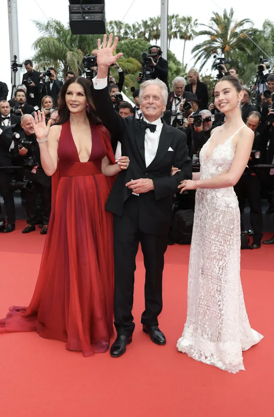 Кэтрин Зета-Джонс, Майкл Дуглас и Кэри Зета-Дуглас