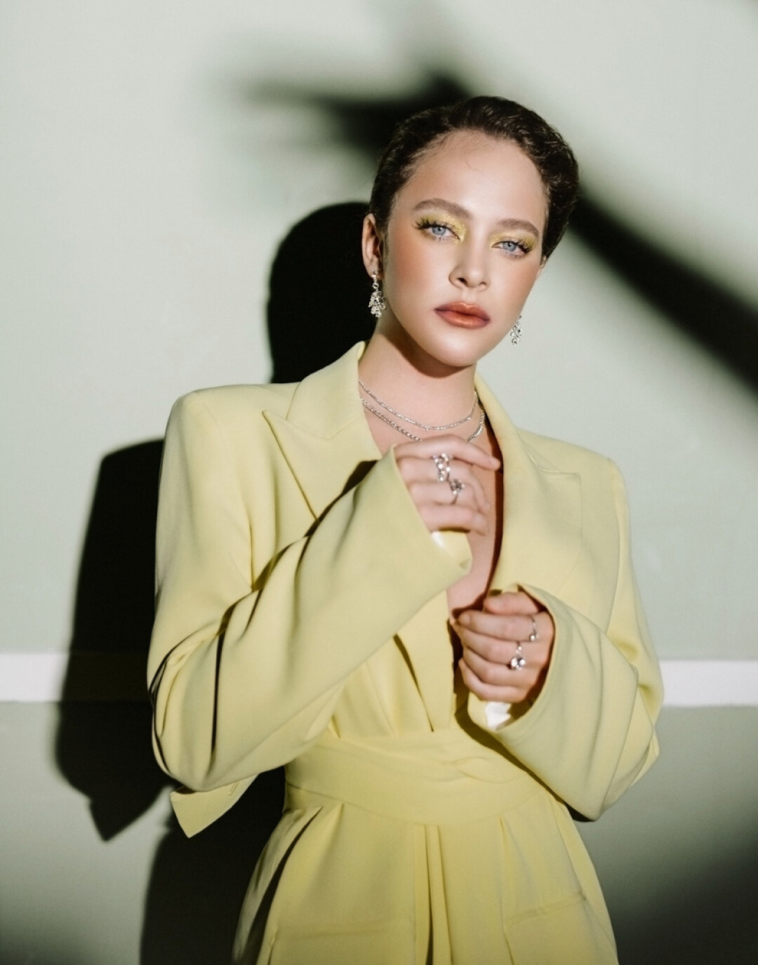 Аглая Тарасова в KARL LAGERFELD