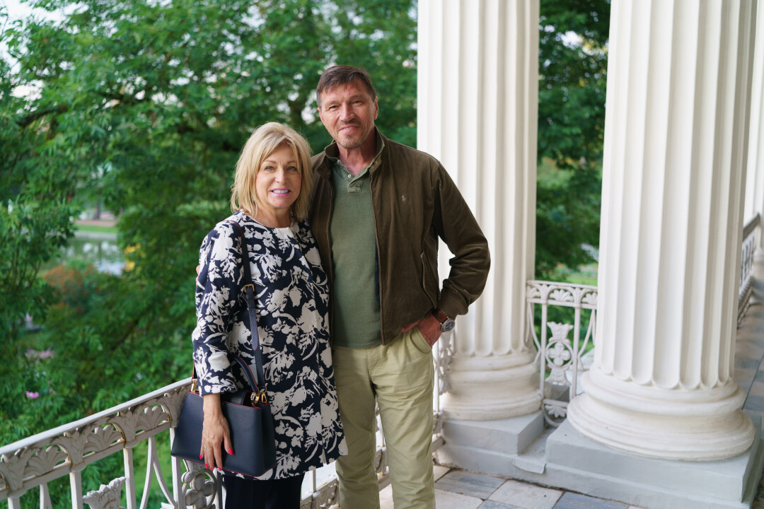 Юлия Стрижак. с супругом