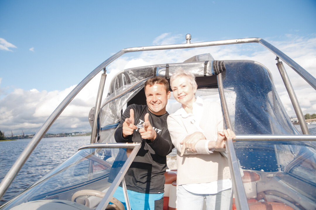 Ольга Спирина с инструктором