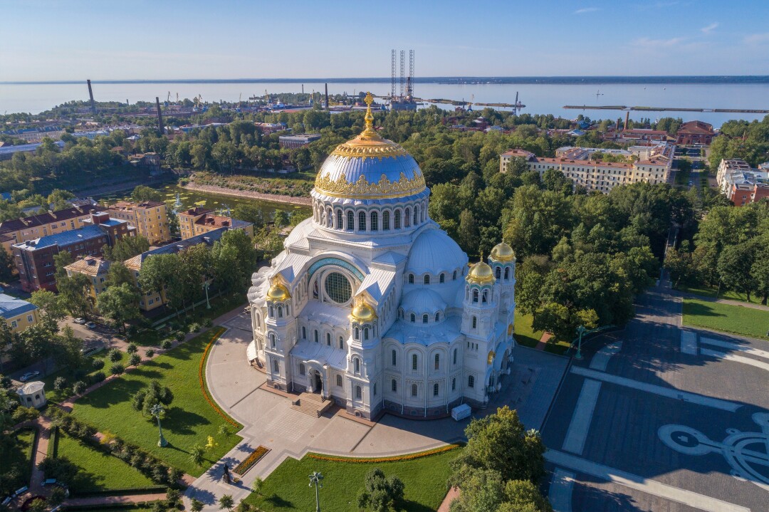 St Nicholas Naval Cathedral in Kronstadt