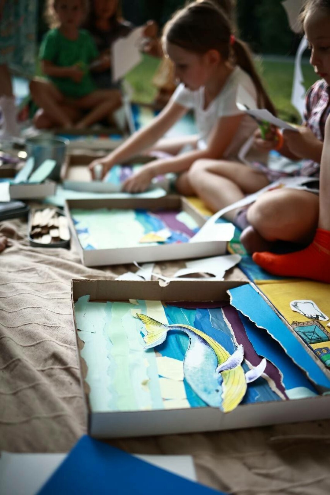 Мастер-класс во время интерактивных чтений