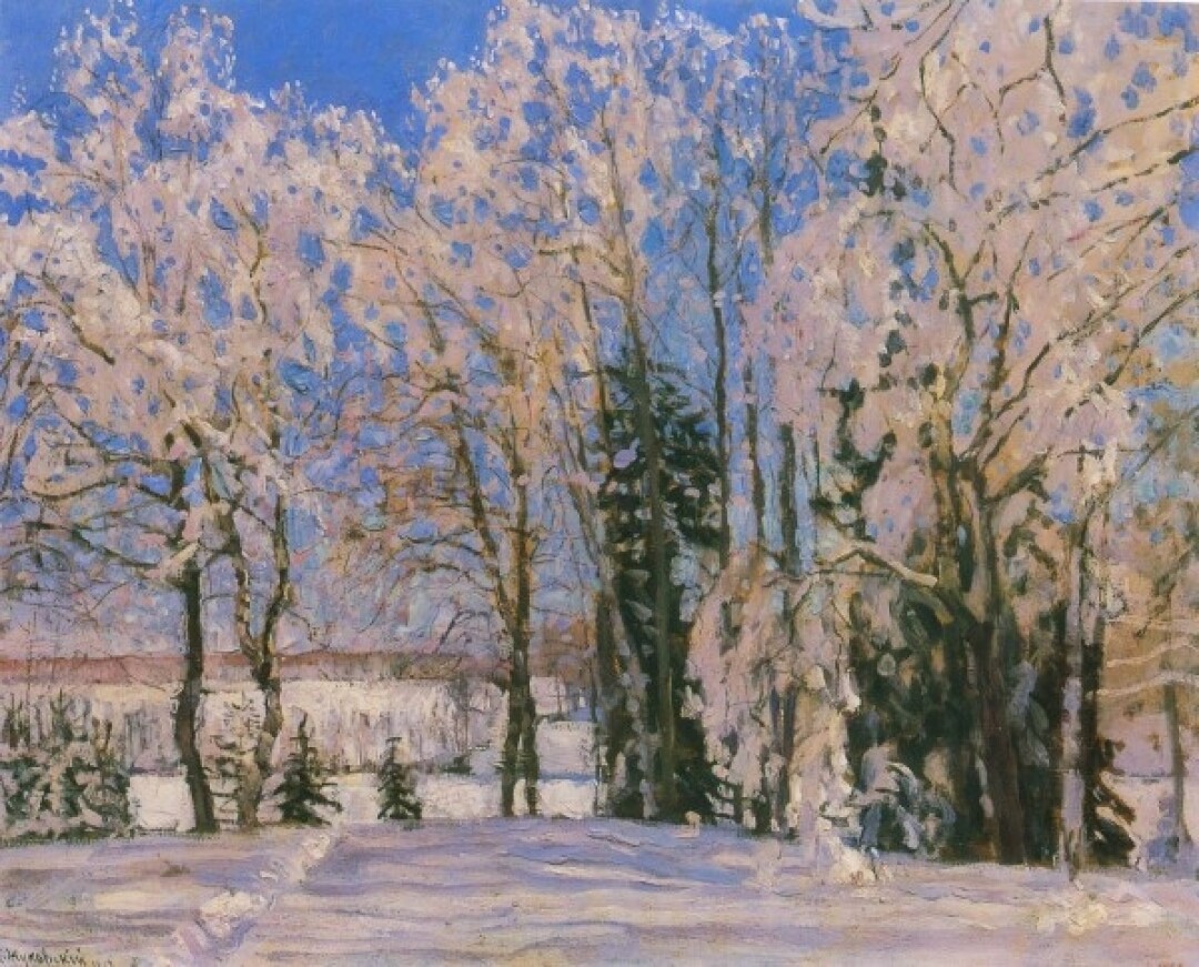 Жуковский С.Ю. Свежий снег. 1912.