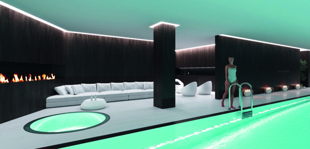 Спа с 25-метровым бассейном в резиденциях Zen Garden