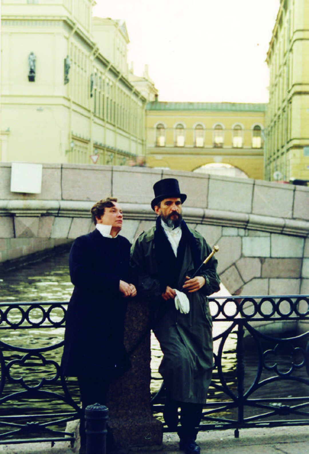 Андрей Хлобыстин и Тимур Новиков. 1999 год. Фото М. Новиковой-Савельевой
