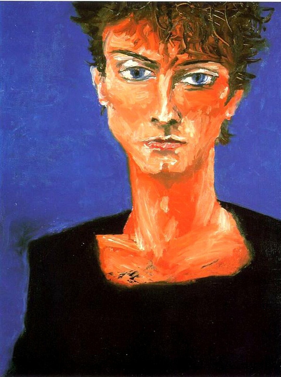 Тимур Новиков. «Дориан Грей» («Портрет Андрея Крисанова»). 1987. Собрание М. Новиковой.