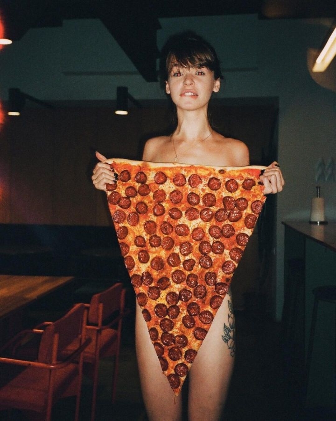 Слайс пицца в Oversize pizza