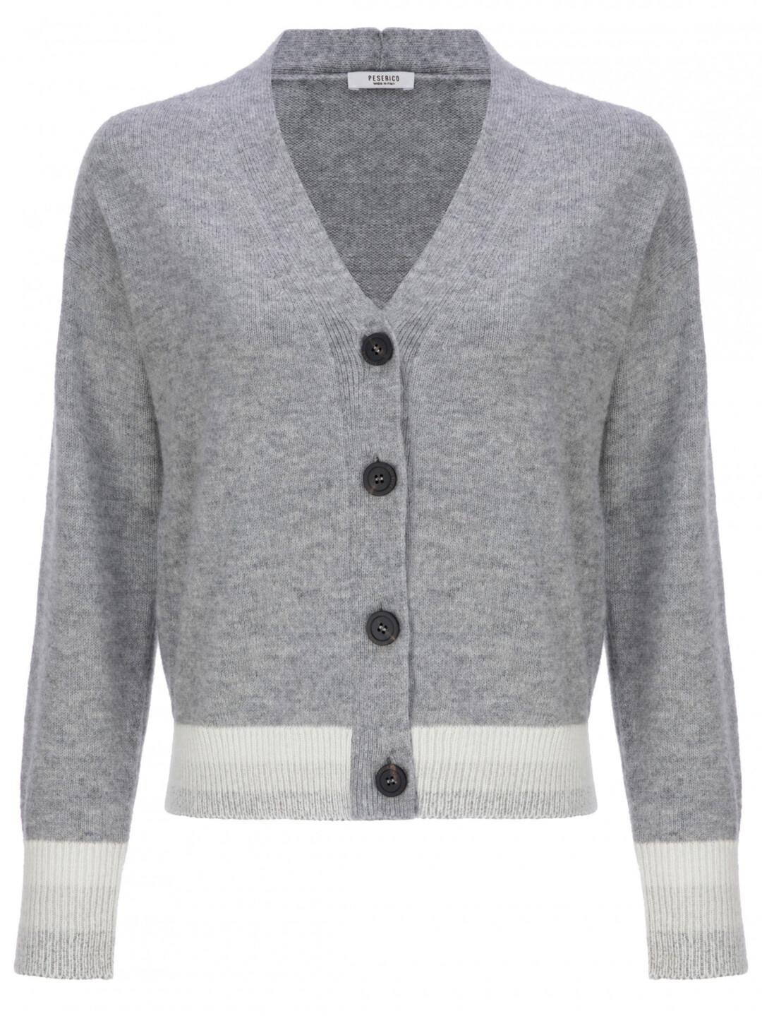 Серый кардиган Peserico, Кашемир и Шелк, 68 844 руб.
