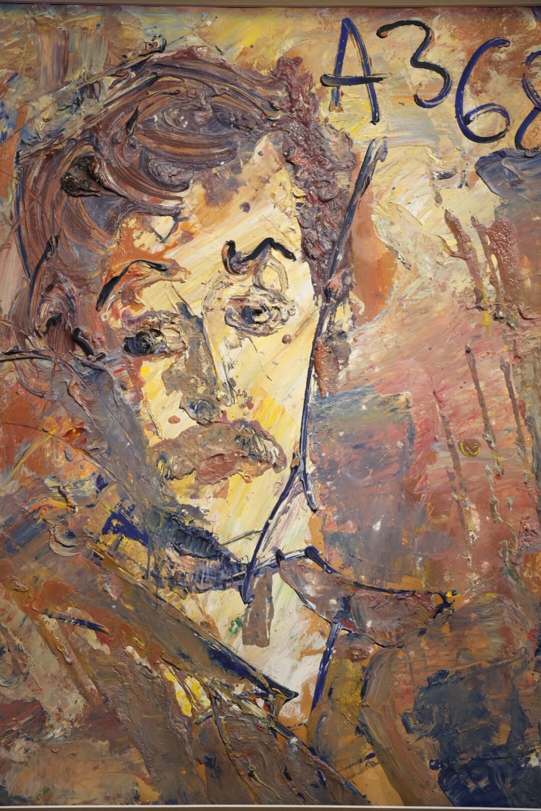 Анатолий Зверев. Автопортрет. 1968 год