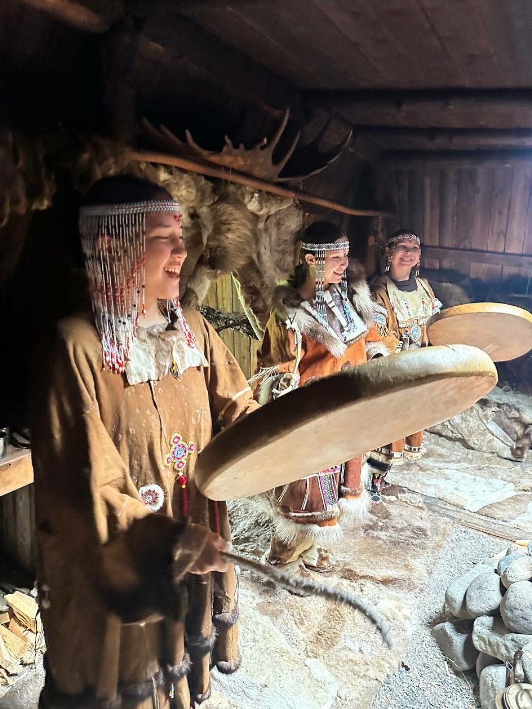 Инсценировка обряда коренных народов