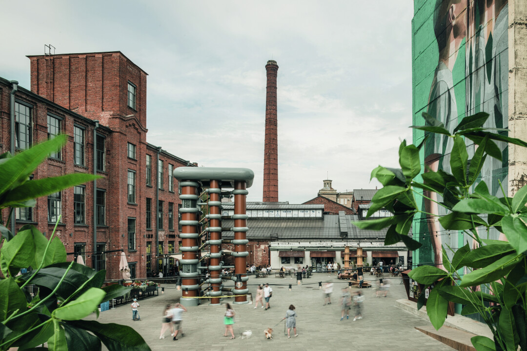 Идея «Хвои» при работе над «Севкабель Портом» была в том, чтобы подчеркнуть эстетику индустриальных зданий, которые уже были на этой территории