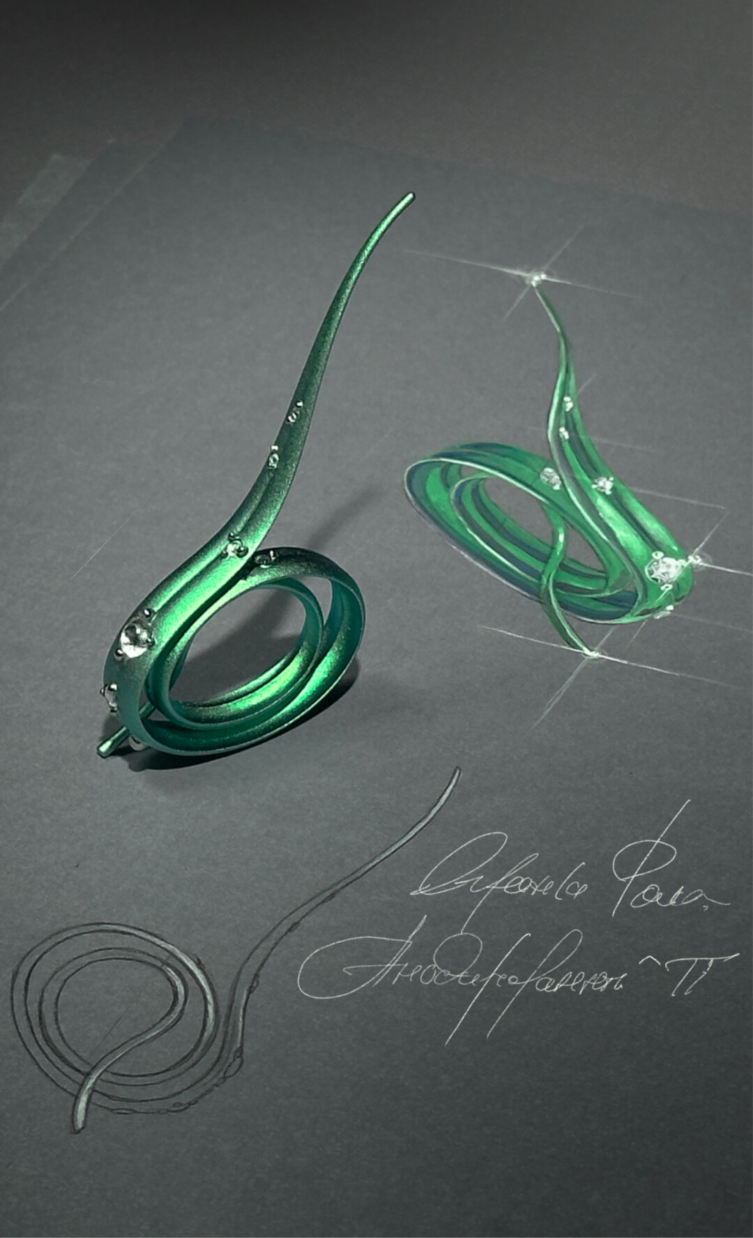 Кольцо «Маковая росинка»